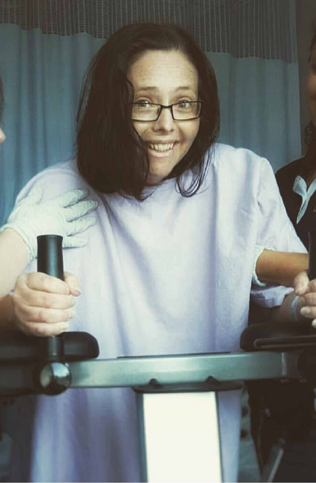 Tracey Devereaux has made a happy return to the Intensive Care Unit at Royal Brisbane Hospital. Tracey Devereaux has made a happy return to the Intensive Care Unit at Royal Brisbane Hospital.